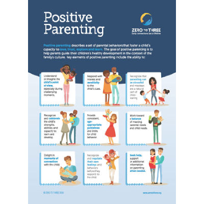Positive Parenting Poster and Handout