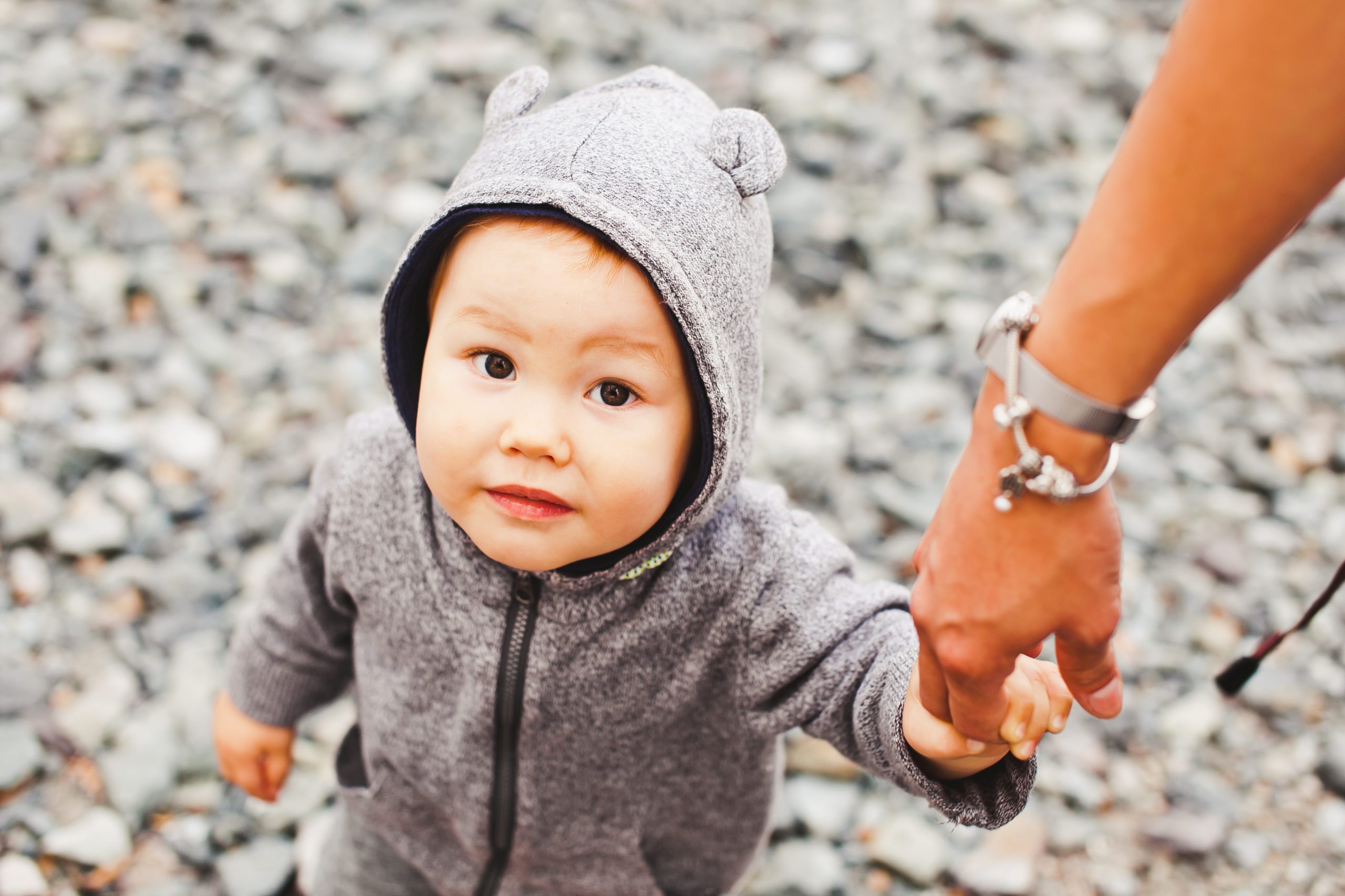 baby holding hand